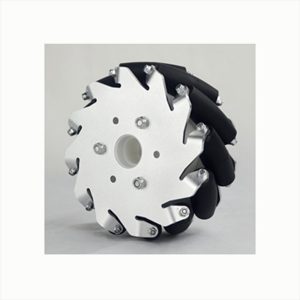CasterBot 127mm Aluminium Mecanum Wheels 5 Inch Bearing Rollers Load capacity 45kg/Set