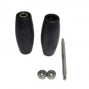 CasterBot 127mm Aluminium Mecanum Wheels 5 Inch Bearing Rollers Load capacity 45kg/Set
