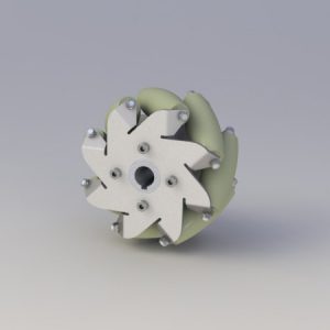 Industrial Mecanum Wheels 5 Inch Heavy Duty Stainless Steel Wheel 127mm Load capacity: 150kg/Set