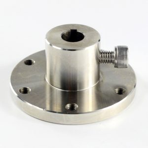 CasterBot 10mm Coupling with Keyway CB18029 Stainless Steel Key Hub for Mecanum Wheels