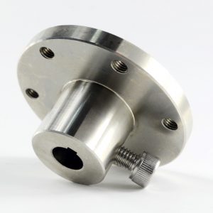 CasterBot 10mm Coupling with Keyway CB18029 Stainless Steel Key Hub for Mecanum Wheels
