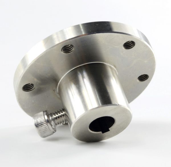 CasterBot 10mm Coupling with Keyway CB18029 Stainless Steel Key Hub for Mecanum Wheels
