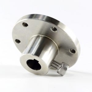 CasterBot 12mm Keyway Coupling CB18030 Stainless Steel Key Hub for Mecanum Wheels