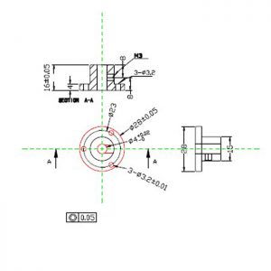 4 mm Coupling Aluminum mounting Hub for 60mm Mecanum Wheels